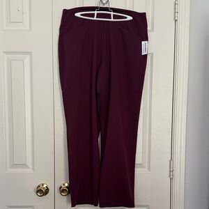 Old Navy Women's Cropped Plum Pants